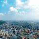 Kathmandu city skyline in Nepal
